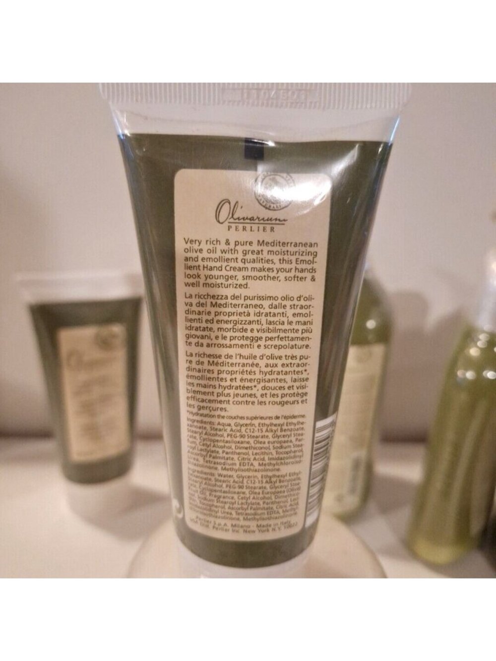 Olivarium Perlier Bath & Shower Hand Cream Hair Mask Lot Olive Oil Sealed Italy - Picture 11 of 11